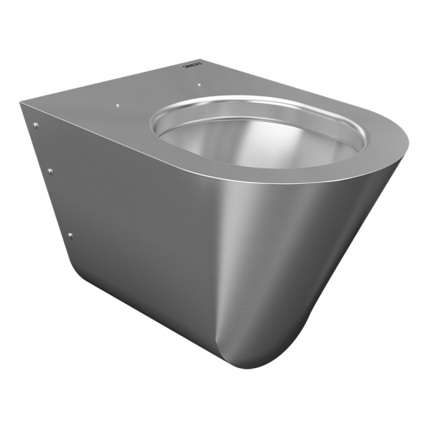 Hængende toilet i rustfrit stål