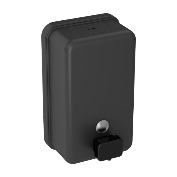 Sæbedispenser i rustfrit stål 1,2 l, sort mat finish