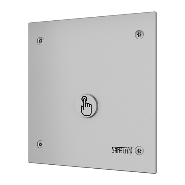 Toilet piezo skylleenhed til trykvand med hærværkssikret dæksel, 6 V