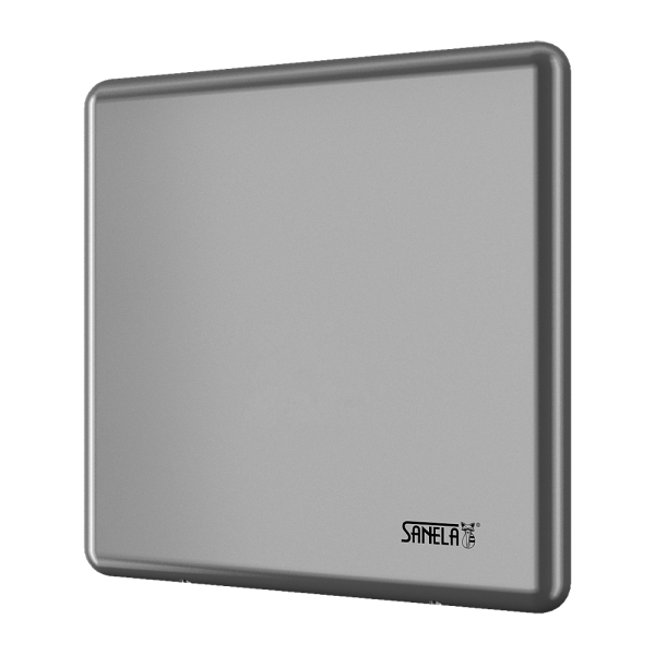 Tidsstyret skylleenhed, børstet finish, 230 V AC