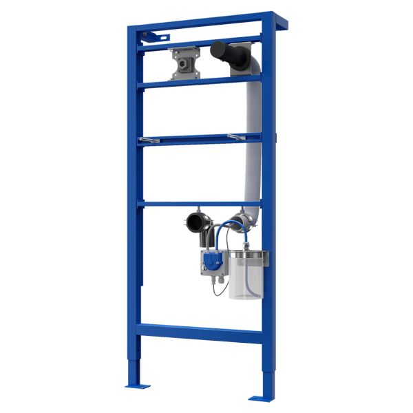 Automatisk væghængt sæbedispenser af rustfrit stål, 1 l sæbebeholder, monteringsramme SLR 24 medfølger, sort, 230 V AC